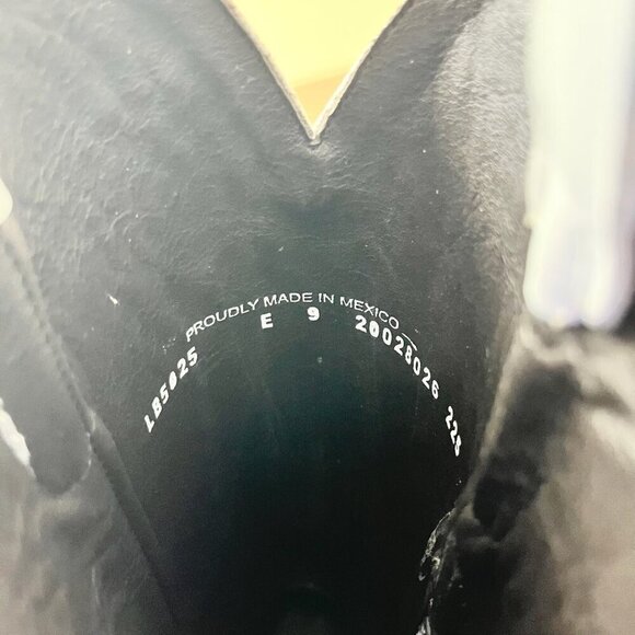 Lane MEGAN MORONEY Smokeshow Womens Cowboy Boots 9 White Western Cowgirl Tall - Picture 12 of 16